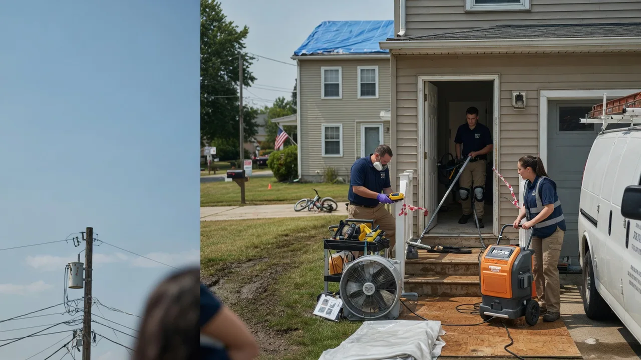Water Damage Repair in New London, NC near me